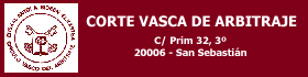 CORTE VASCA DE ARBITRAJE